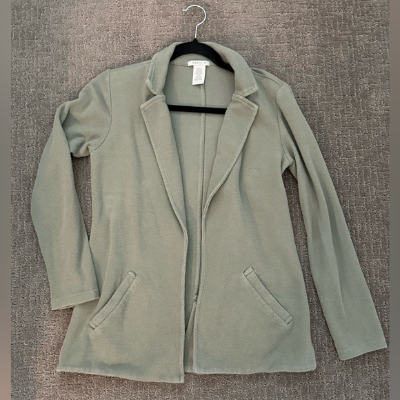 Matty M Jackets & Blazers - Matty M Sage Green Open Front Blazer Jacket Size S